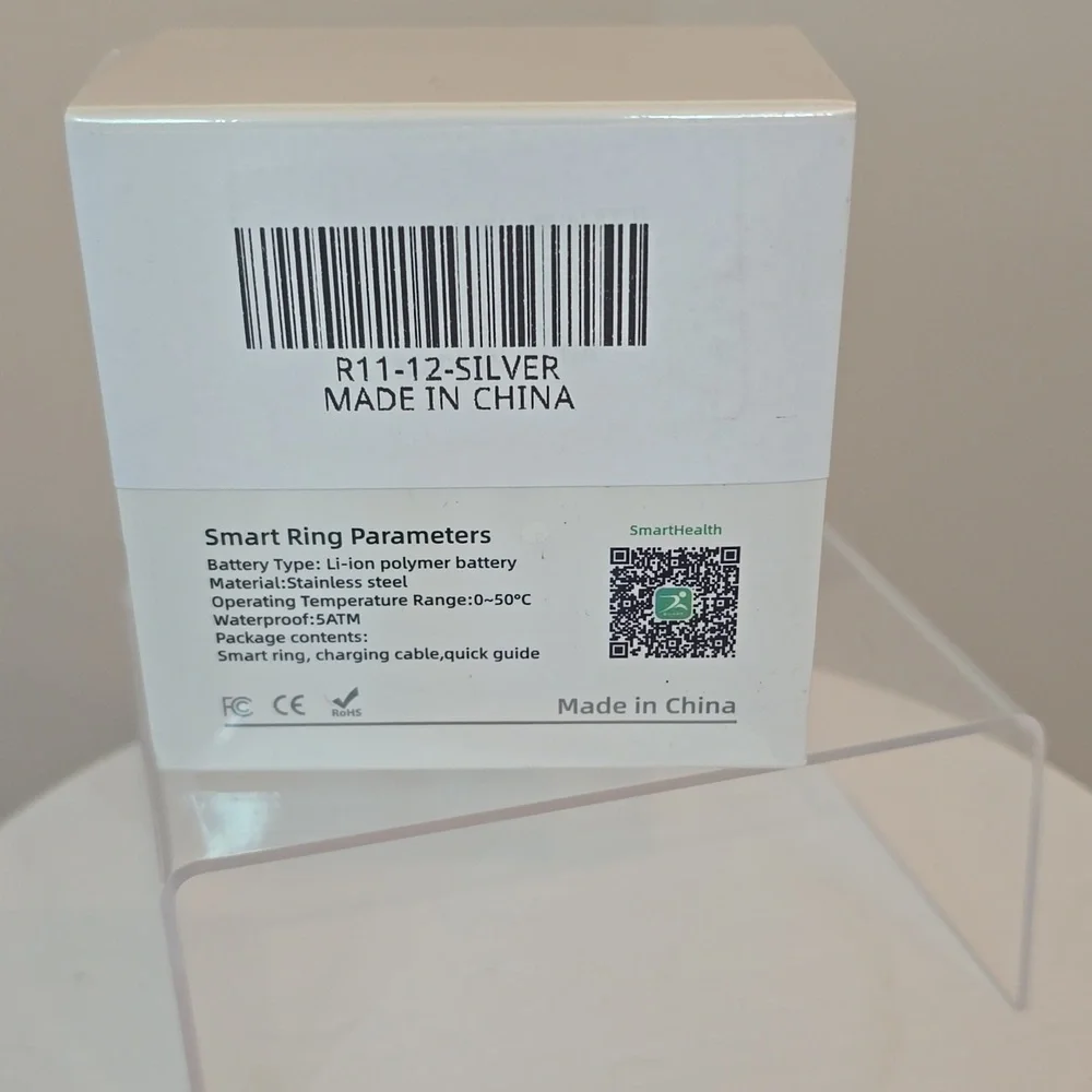 Smart Ring - Silver, Size 12